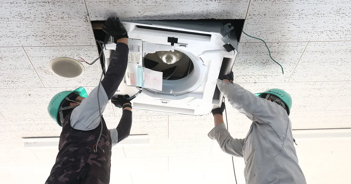 工事開始(設置・交換作業)